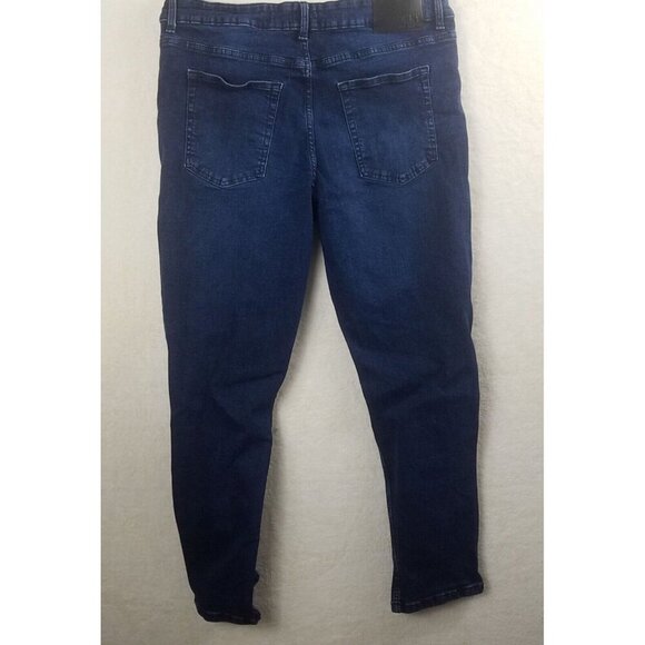 Jeans DKNY Duane Classic Straight Fit Denim 36 X 30 dark blue men's - Picture 2 of 16